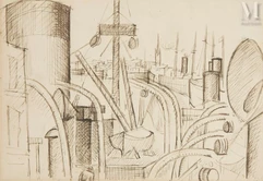 André LHOTE (Bordeaux 1885- Paris 1962)-Pour la gloire de Bordeaux-img1