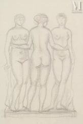 Aristide MAILLOL (Banyuls 1861-1944)-Les trois Grâces-img1