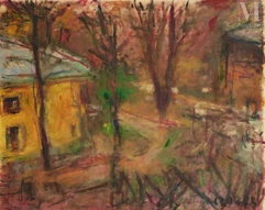 Bela CZOBEL (1883-Budapest 1976)-Carrefour à Budapest-img1