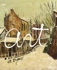 Ben VAUTIER (1935-2024)-Art sur Utrillo, un Utrillo raté fait par et troué par Ben, 1986-img1