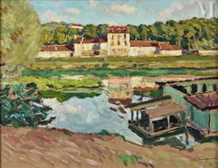 Alfred SWIEYKOWSKI (1869-1953)-Bords de Marne, circa 1926-29-img1