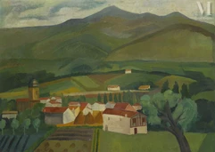 Adolphe FEDER (Odessa 1886-France 1943)-Paysage-img1