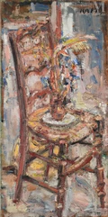 Léopold KRETZ (Lvow 1907- Paris 1990)-Composition à la chaise-img1