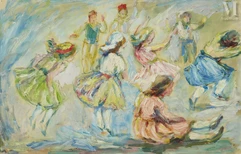 Emmanuel BELA (1897-1976)-Jouons à la marelle-img1