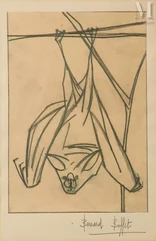 Bernard BUFFET-La chauve souris-img1