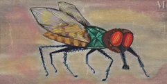 Joan PONC (Barcelone 1927 - Saint Paul de Vence 1984)-La mouche-img1