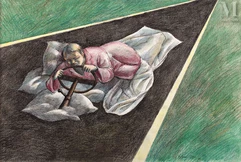 Roland TOPOR  (Paris 1938 - 1997)-Route de Nuit-img1