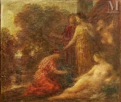 Henri Théodore FANTIN-LATOUR  (1836 - 1904)-Toilette de Vénus-img1