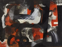 Youla CHAPOVAL (Kiev 1919 - Paris 1951)-Feu, 1950-img1