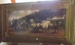 Ecole FRANCAISE du début du XXème siècle d après Rosa Bonheur-Le retour des chevaux-img1