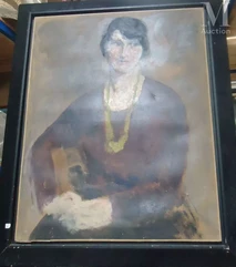 Marthe ORANT (Poissy 1874 - Paris 1957)-Portrait de femme-img1