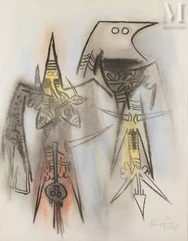 Wifredo LAM (1902-1982)-Composition, 1973-img1
