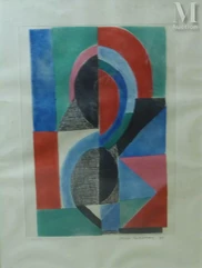 Sonia DELAUNAY (1885-1979)-Sans titre, 1970-img1