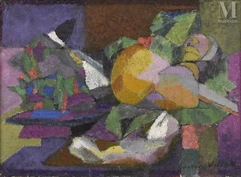 Jacques VILLON (Damville 1875 - Puteaux 1963)-Nature morte-img1