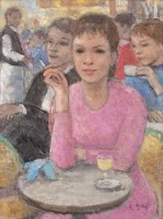 François GALL (Kolozsvar 1912- Paris 1987)-Au Café de Paris-img1