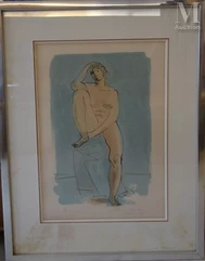 Arno BREKER (1900-1991)-Femme au genou plié-img1