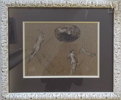 Jean-Jacques HENNER (1829-1905)-Etude de nus-img1