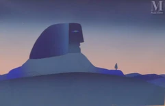Jean Michel FOLON (1934-2005)-Le sphinx-img1