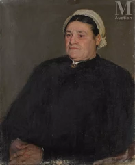 Richard MILLER (Saint Louis 1875 - 1943)-portrait d'homme et de femme-img1