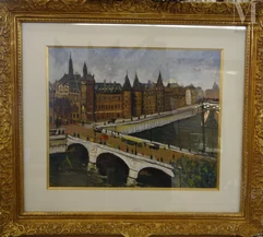 Lucien GENIN (Rouen 1894 - Paris 1953)-La conciergerie-img1