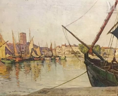 Constantin FONT (1890 - 1954)-Le port-img1