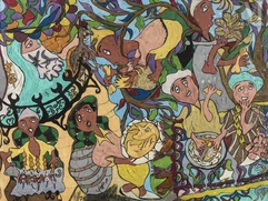 Mohammed LAGZOULI (né en 1937)-Sans titre, 1971-img1