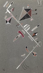 Vassily KANDINSKY (Moscou 1866 - Neuilly sur Seine 1944)-Sans titre, 1940-img1