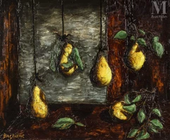 Gilbert BAGLIONE (1930-2017)-Les poires-img1