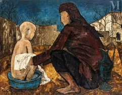 Gilbert BAGLIONE (1930-2017)-La toilette-img1