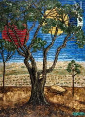 Gilbert BAGLIONE (1930-2017)-L'olivier de Jérusalem-img1