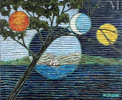 Gilbert BAGLIONE (1930-2017)-Invitation au voyage-img1