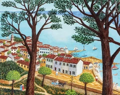 Antigore BAGLIONE  (1902-1996)-Saint Tropez, 1985-img1