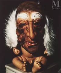 Cindy SHERMAN (née en 1954)-Mask over Baby Doll, 1987-1992-img1