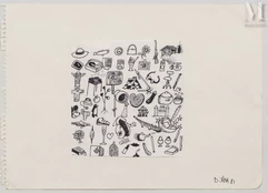 Hervé DI ROSA (né en 1959)-Sans titre, 1981-img1