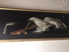 Pierre SKIRA (né en 1938)-Nature morte aux livres, 1997-img1