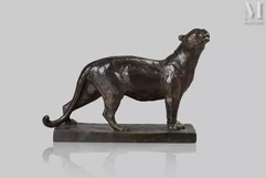 Roger GODCHAUX (1878 - 1958)-"Panthère humant"-img1