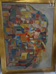 Anita DE CARO (New -York 1909 - Paris 1998)-Ville-img1