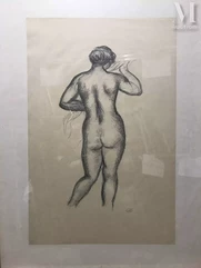 D'après Aristide MAILLOL-Nue de dos-img1