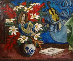 Antigore BAGLIONE (1902-1996)-Hommage à Chagall-img1
