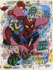 SPEEDY GRAPHITO (né en 1961)-Spiderman, 2008-img1