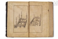 Muhammad b. Sulayman Al-Jazuli  (mort en 1465)-Dalaïl Al-Khayrat, daté 1261H. (=1844) signé "Al-Sayed Muhammad al-Shukri al-Hâfez al-Baghdadi".-img1