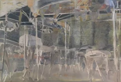 Jean ADNET (Châtillon-Coligny 1900 - 1984)-Les mats blancs-img1