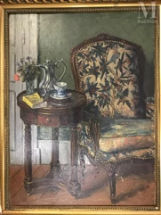 Adolphe ALBERT (1853 - 1932)-L'heure du thé-img1