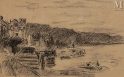 Albert LEBOURG (Montfort-sur-Risle 1849 - Rouen 1928)-Canotage en rivière-img1