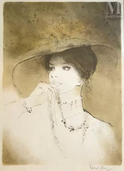 Bernard CHAZ-Femme au chapeau-img1