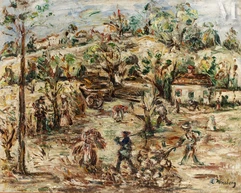 Léon WEISSBERG (Przeworsk 1895 - Maidanek 1943)-La Moisson, France 1926-1928-img1