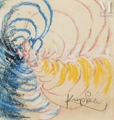 Frantisek KUPKA (Opocno 1871- Puteaux 1957)-Autour d'un point, Circa 1920-img1