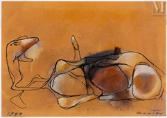 Tadeusz KANTOR (1915-1990)-Structure d'Ossements, 1949-img1