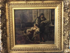 Eugenio Giuseppe CONTI (1842 - 1909)-La lecture de la lettre-img1