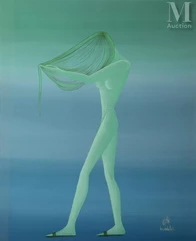 Jellal BEN ABDALLAH (Tunis 1921-2017)-Femme-img1